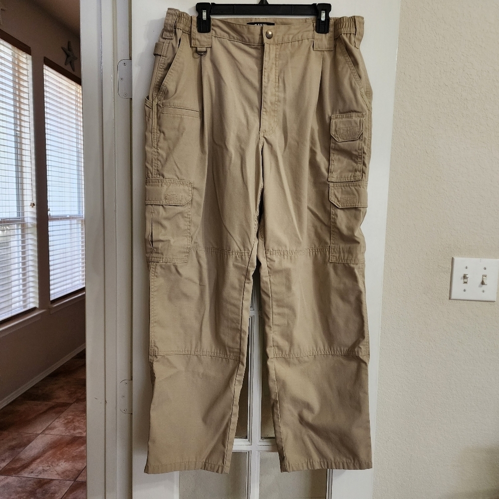 5.11 Tactical Taclite Pro Cargo Pants Khaki Men’s 38x30 Ripstop Utility